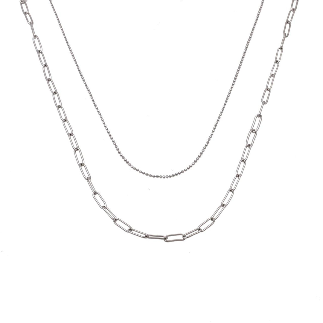 Silver Layrino | שרשרת שכבות כסף לגבר
