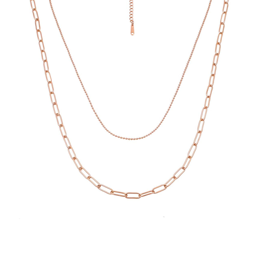 RoseGold Layrino | סט 2 שכבות רוז גולד