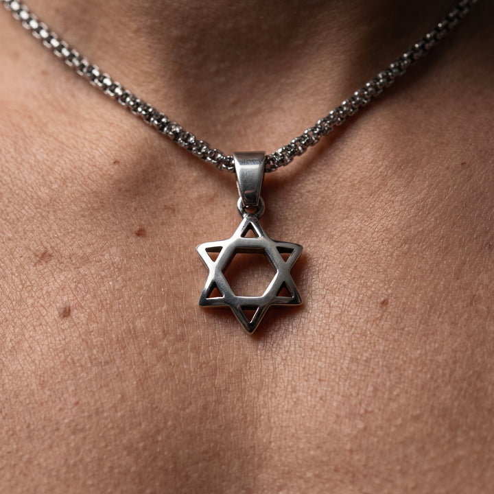 Medium Classic Star of David Necklace