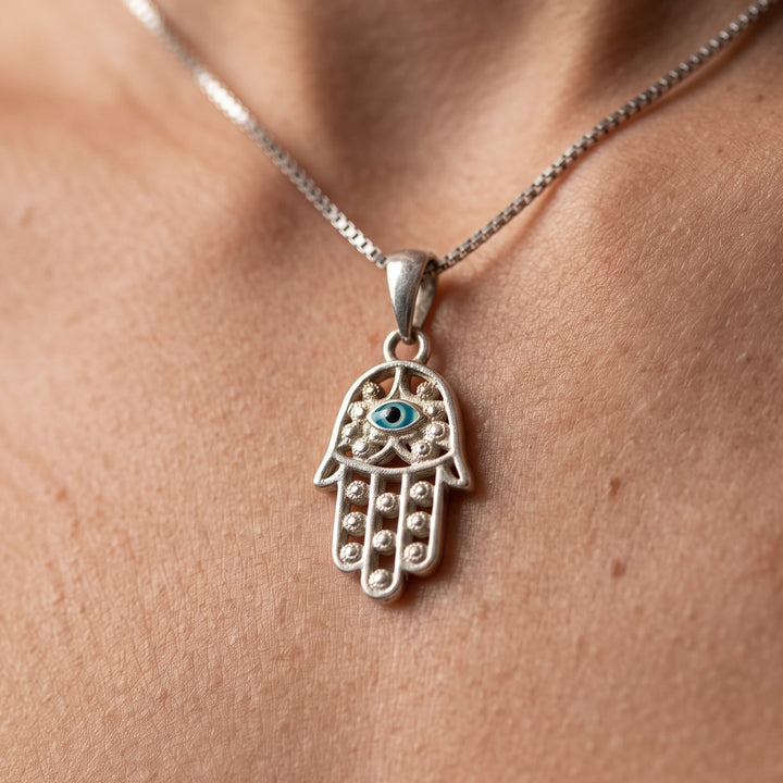 Eye Hamsa Necklace