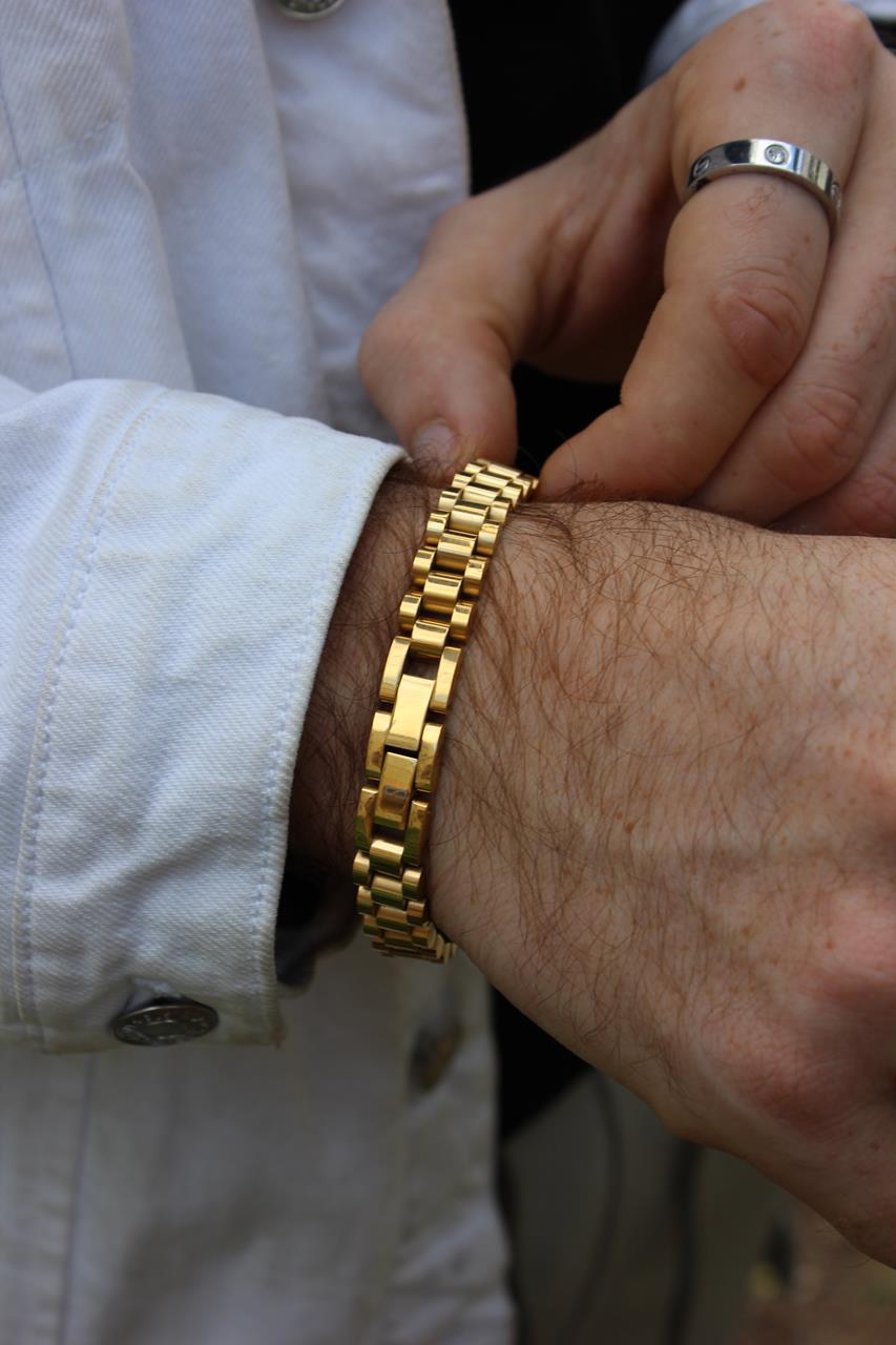Gold Hombre | צמיד רצועה לגבר