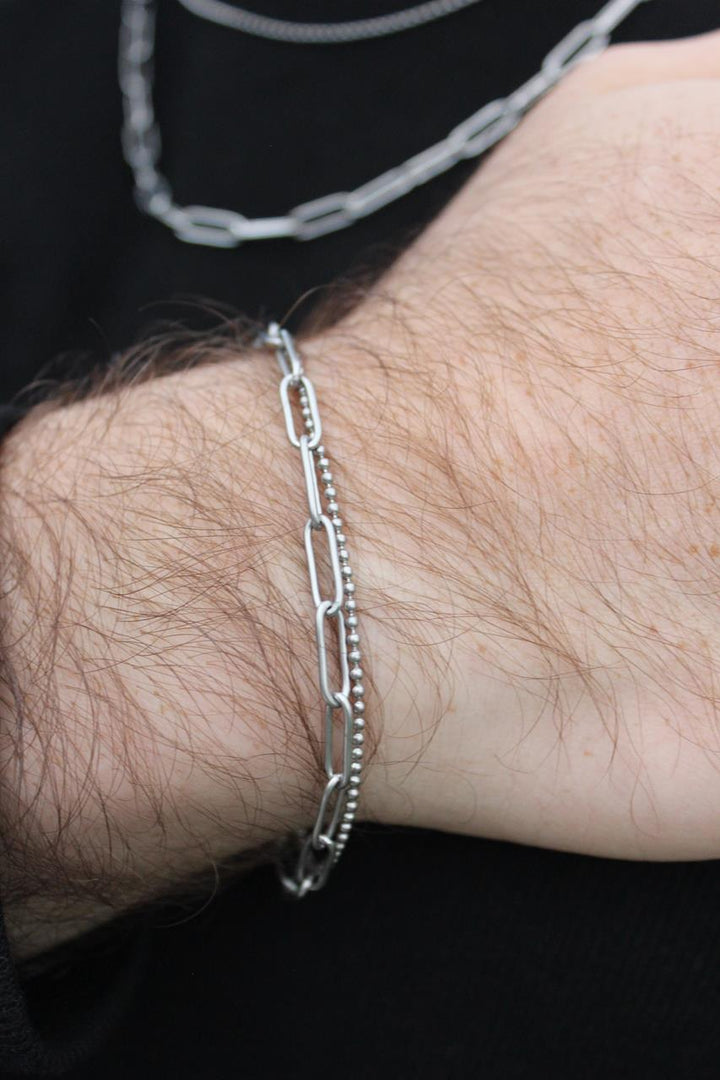 Silver Layrino | צמיד 2 שכבות