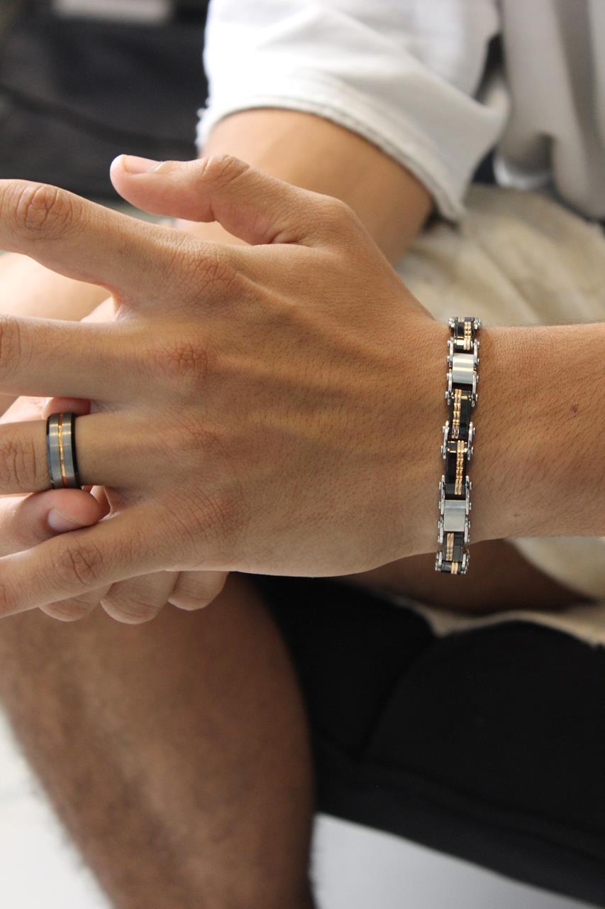 Mixcol © טבעת משולבת לגבר