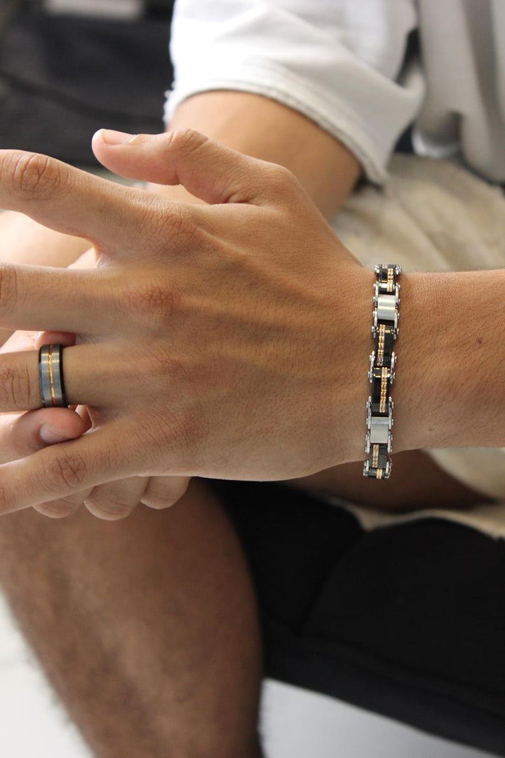 Mixcol © טבעת משולבת לגבר