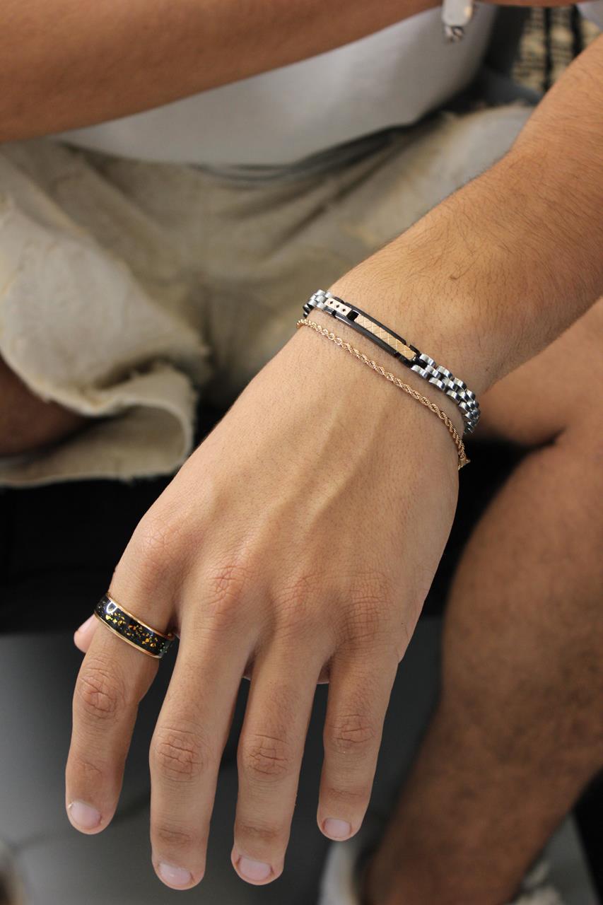 RoseGalaxy © טבעת רוז גולד לגבר