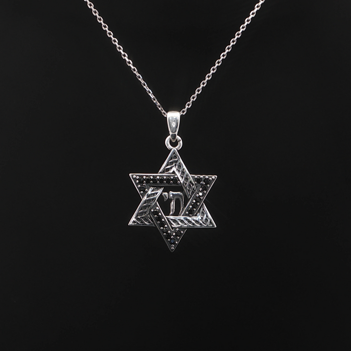 שרשרת מגן דוד חי