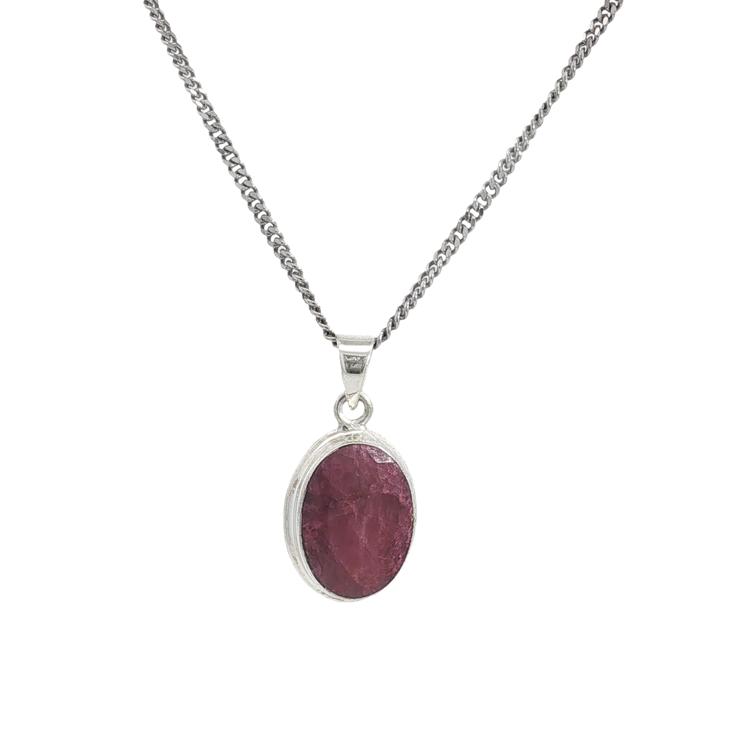 Unique Pink Stone Necklace