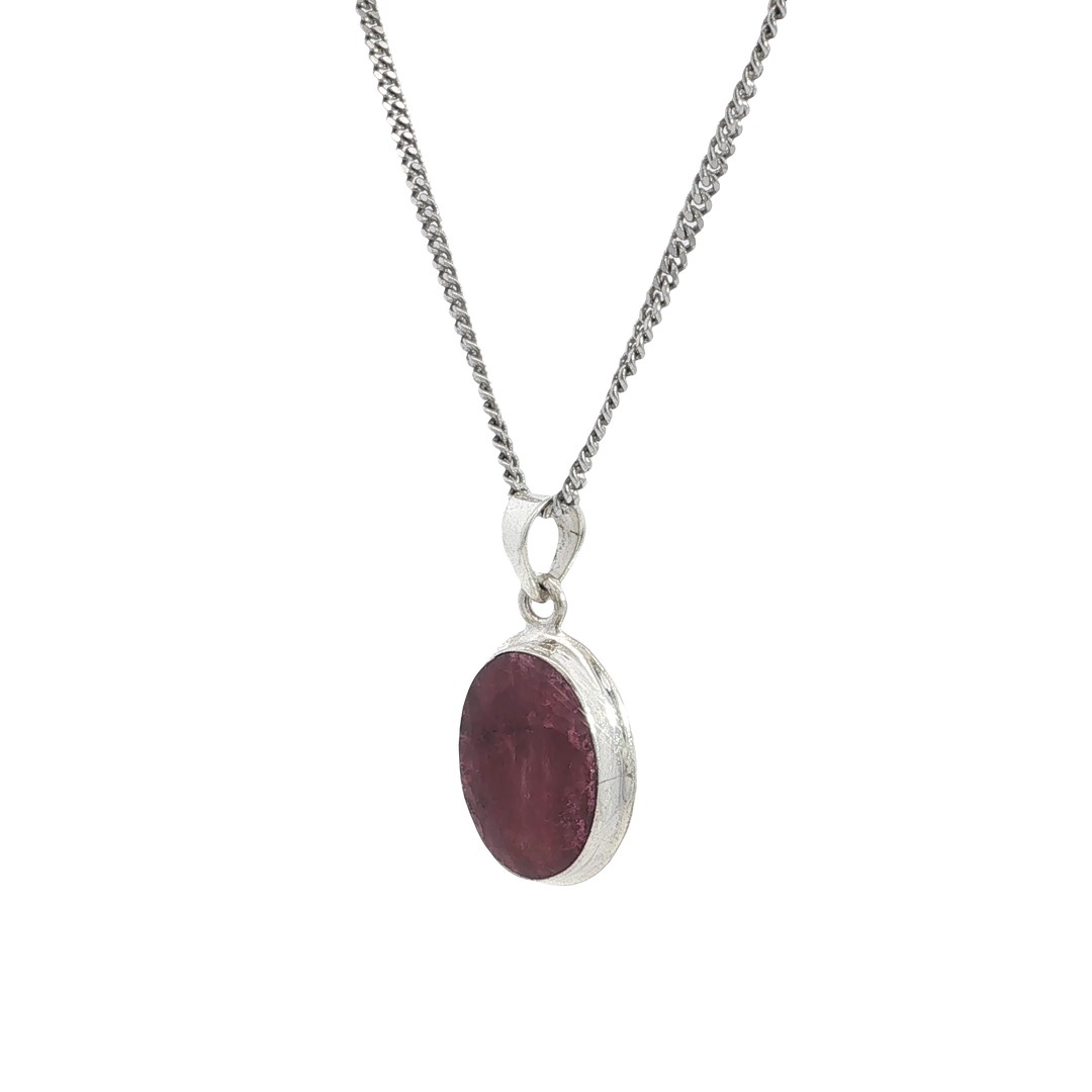 Unique Pink Stone Necklace