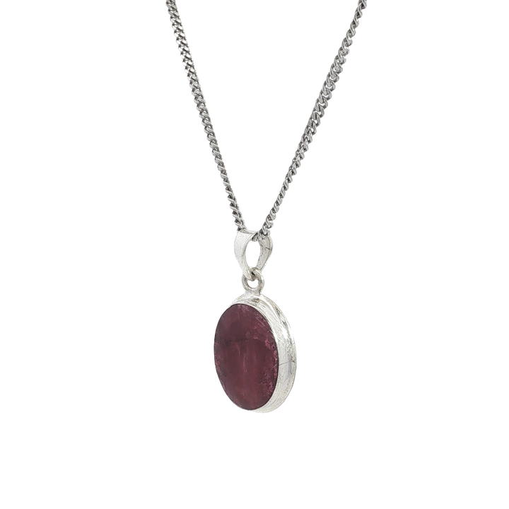 Unique Pink Stone Necklace