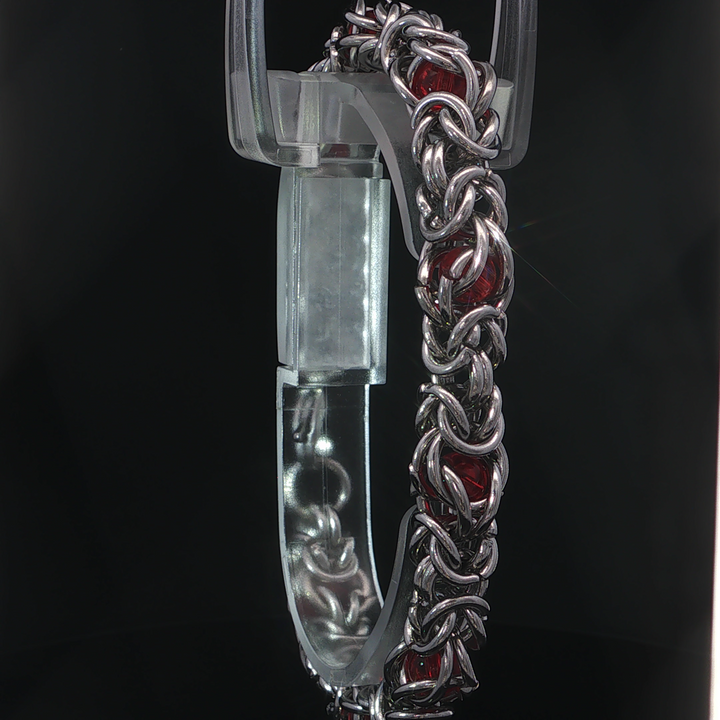 Red Stones Link Bracelet