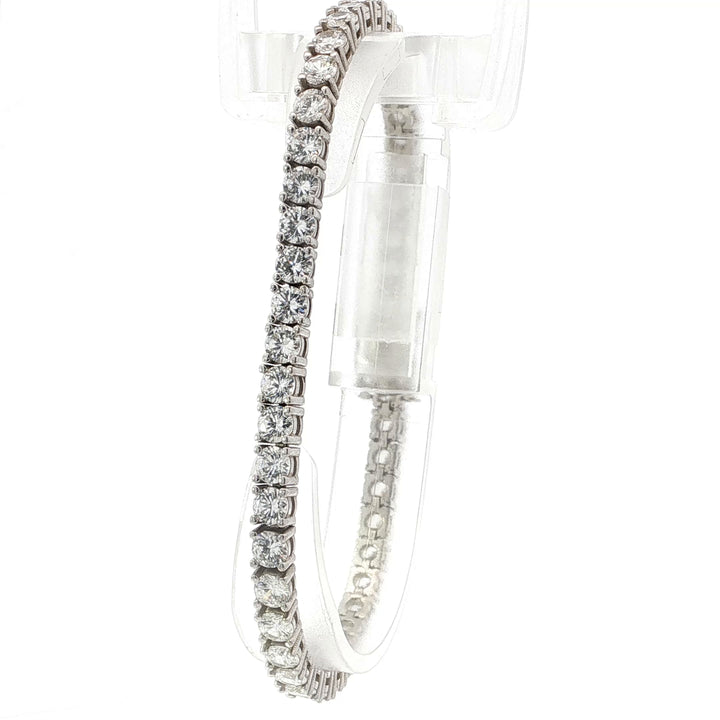 White Stones Tennis Bracelet