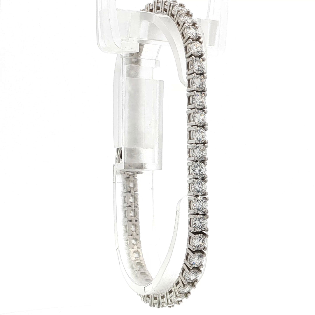 White Stones Tennis Bracelet