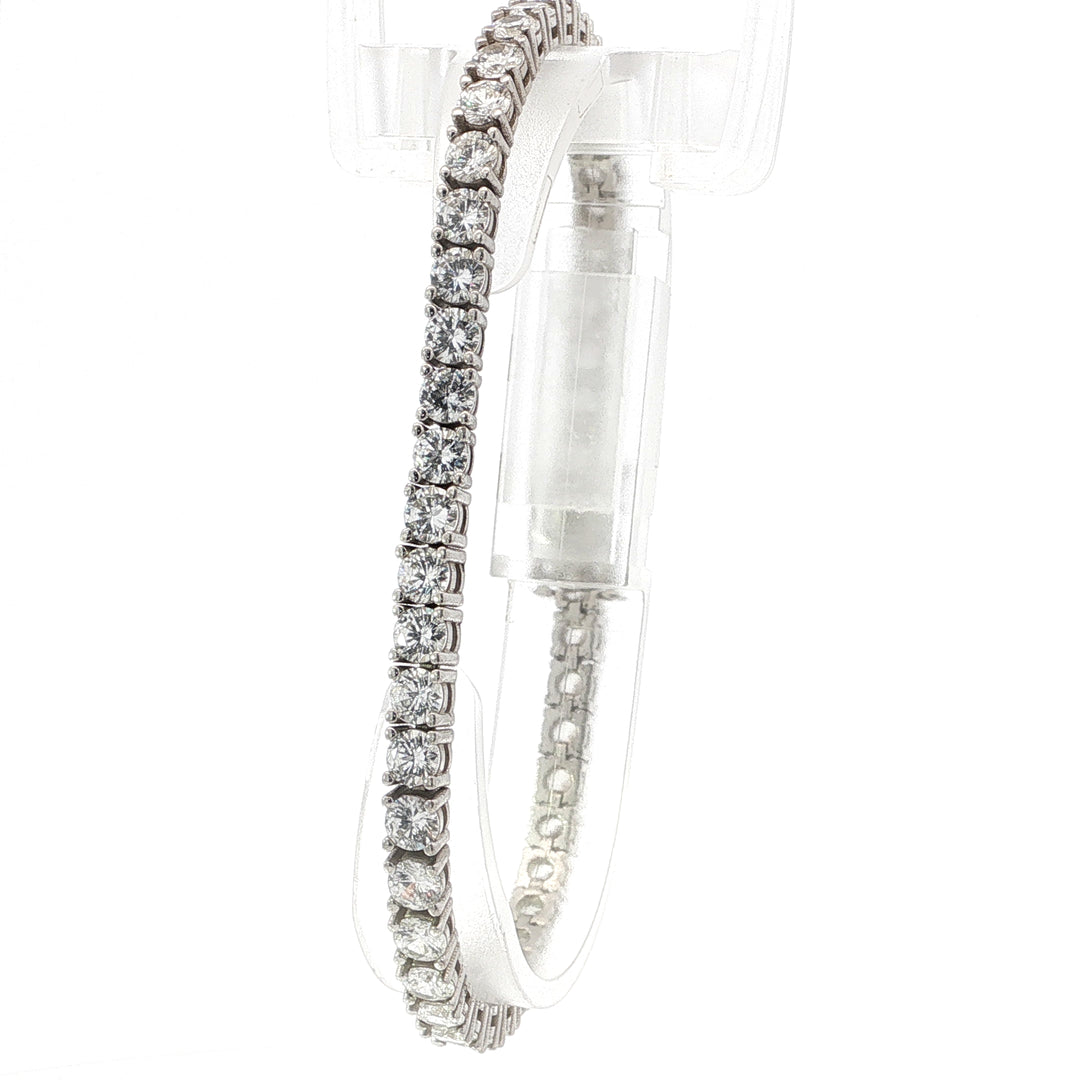 White Stones Tennis Bracelet