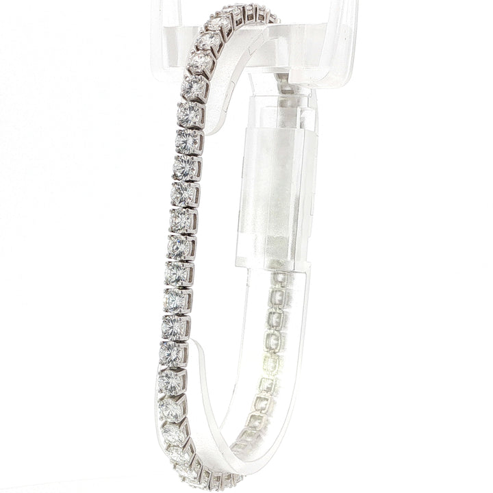 White Stones Tennis Bracelet