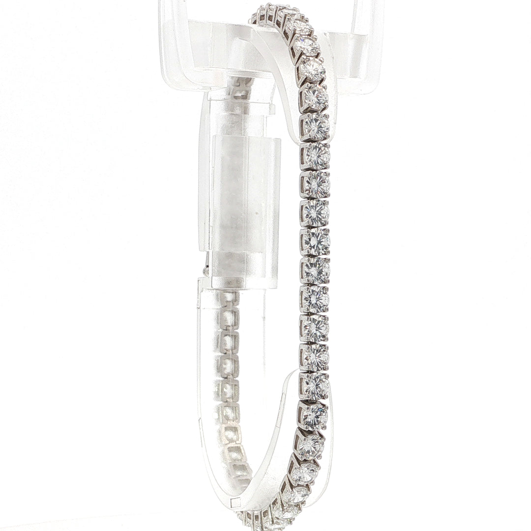 White Stones Tennis Bracelet