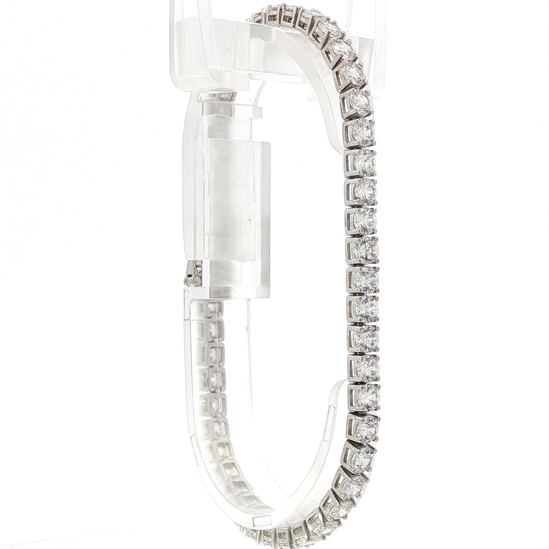 White Stones Tennis Bracelet