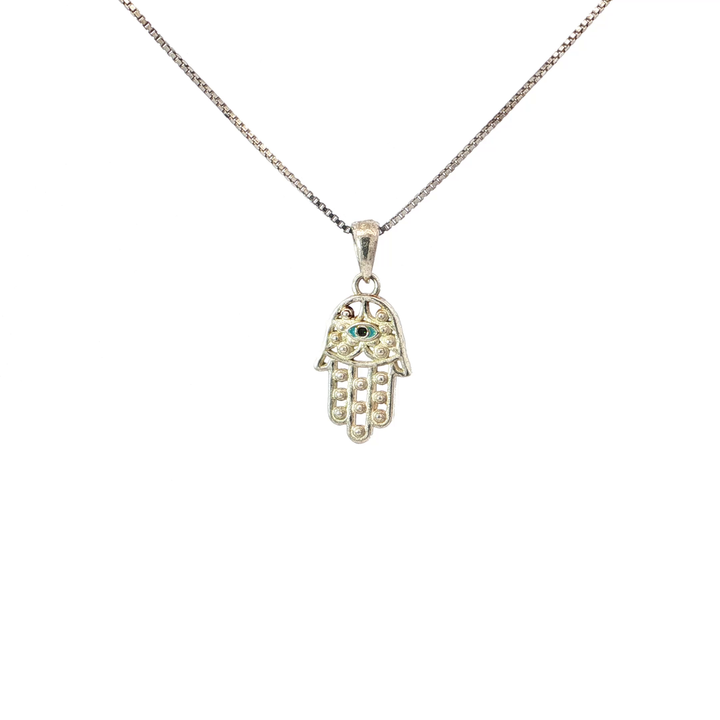 Eye Hamsa Necklace