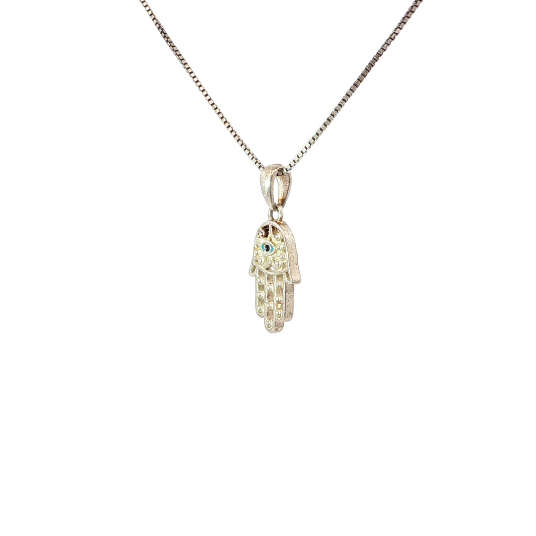 Eye Hamsa Necklace